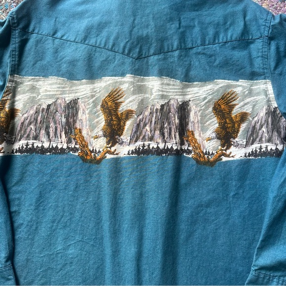 🦅Vintage Wrangler Button Down🦅 - Picture 6 of 16